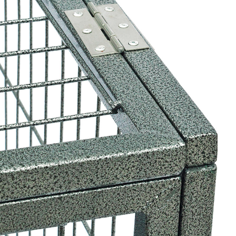 Åben top rør sammenfoldelig metalhundbur Åben top rør sammenfoldelig metalhundbur