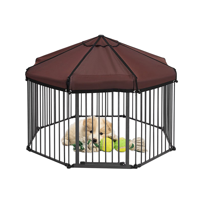 Udendørs tunge rør Big Dog Cage med vandtæt dækning Udendørs tunge rør Big Dog Cage med vandtæt dækning