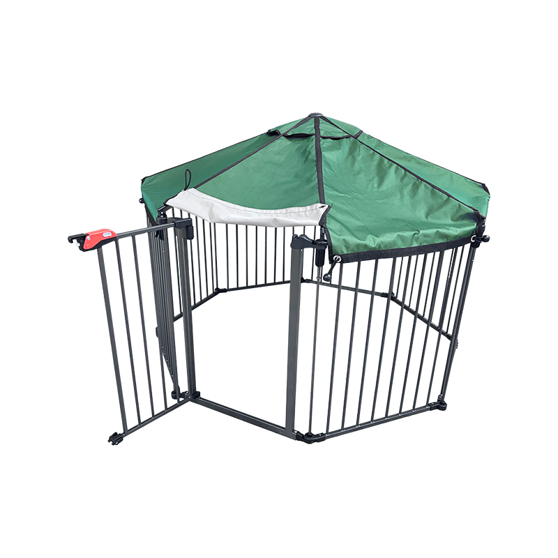 Udendørs tunge rør Big Dog Cage med vandtæt dækning Udendørs tunge rør Big Dog Cage med vandtæt dækning