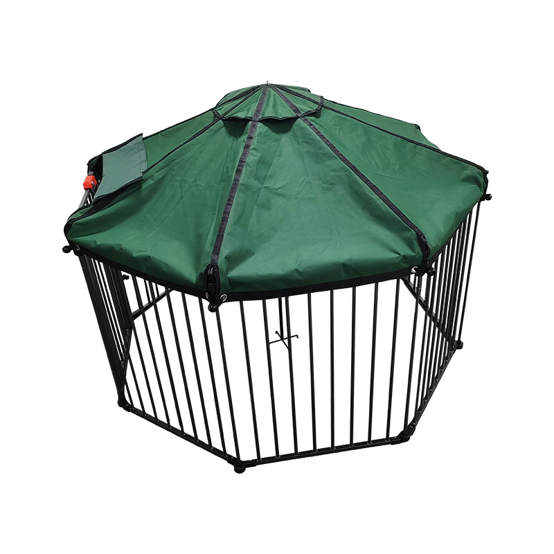 Udendørs tunge rør Big Dog Cage med vandtæt dækning Udendørs tunge rør Big Dog Cage med vandtæt dækning