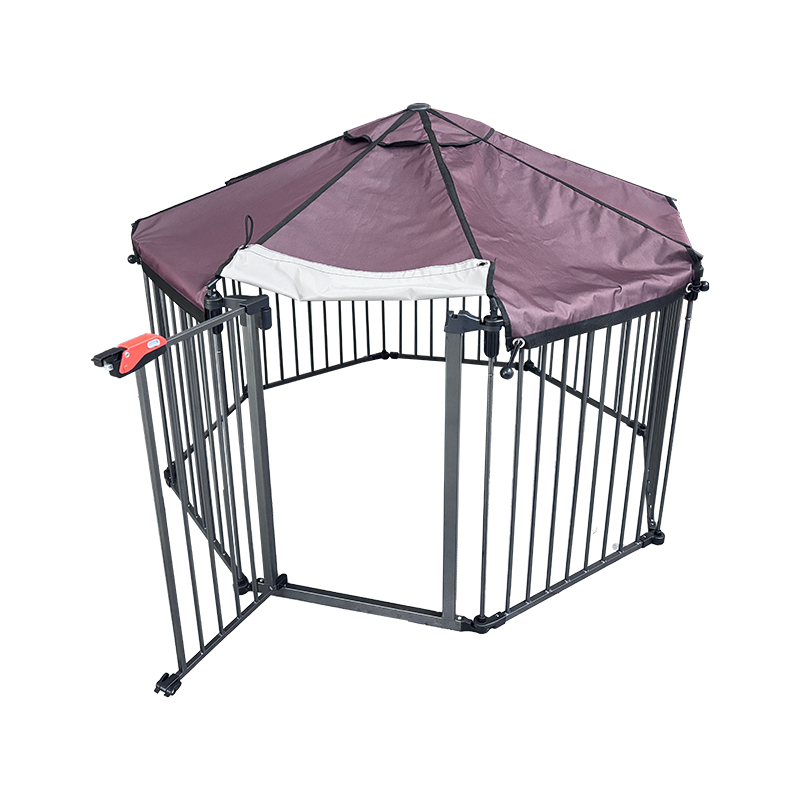 Udendørs tunge rør Big Dog Cage med vandtæt dækning Udendørs tunge rør Big Dog Cage med vandtæt dækning