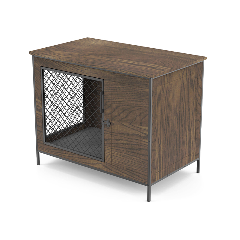 Indendørs hunde kasse slutbord træ møbler stil hunde bur Indendørs hunde kasse slutbord træ møbler stil hunde bur