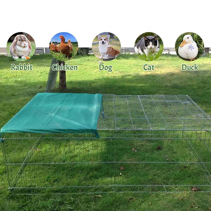 Udendørs sammenfoldelig metal træning hund legeplad Udendørs sammenfoldelig metal træning hund legeplad