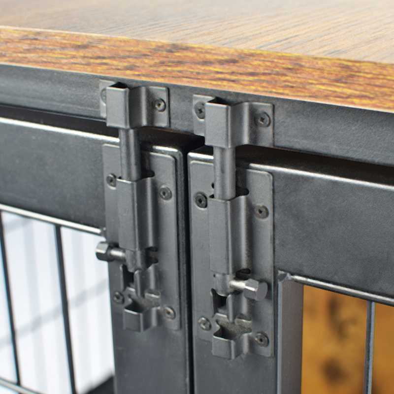 Træmøbler stil hundebur med hjul Træmøbler stil hundebur med hjul