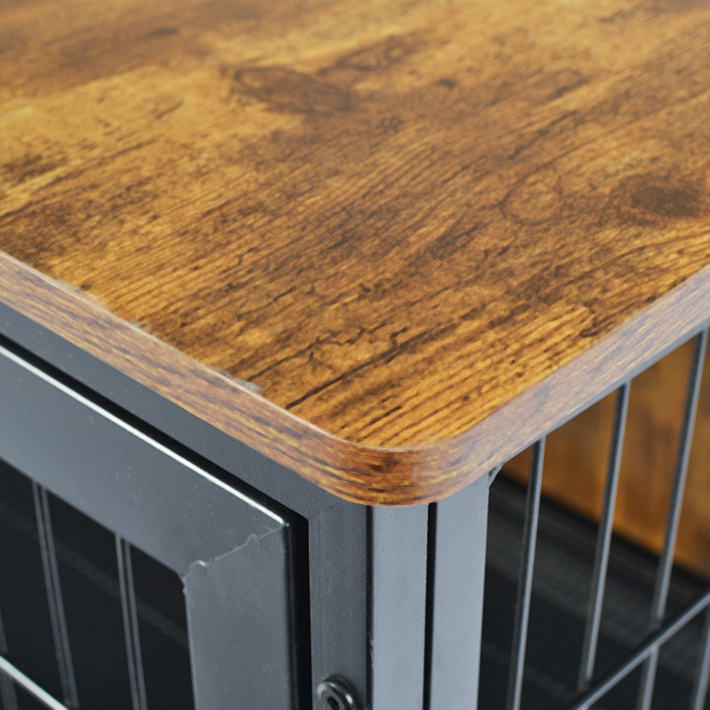 Træmøbler stil hundebur med hjul Træmøbler stil hundebur med hjul