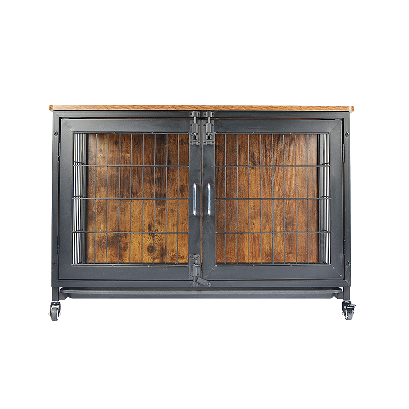 Træmøbler stil hundebur med hjul