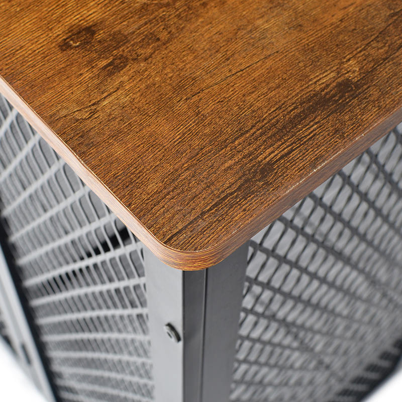 Åben top tunge træmøbler stil hundebur Åben top tunge træmøbler stil hundebur