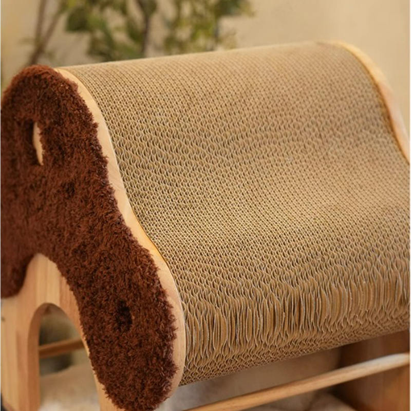 Svampeform Condo Tower Wood Climbing Frame Solid Cat Tree med stige Svampeform Condo Tower Wood Climbing Frame Solid Cat Tree med stige