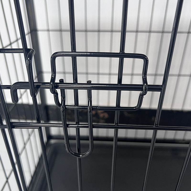 Store træmøbelhundbur med aftagelig bakke Store træmøbelhundbur med aftagelig bakke