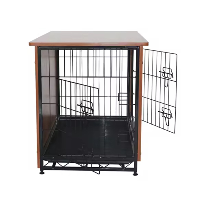 Indendørs stor træ metal møbler stil hunde kasse Indendørs stor træ metal møbler stil hunde kasse