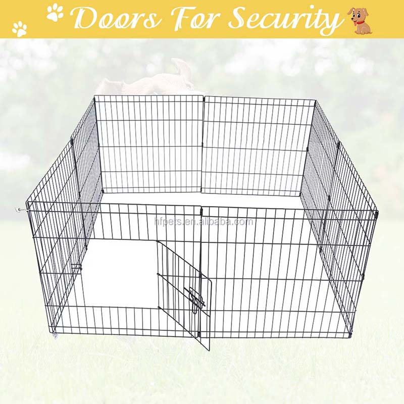 8 paneler metal kæledyr hegn sammenklappelig trådhund 8 paneler metal kæledyr hegn sammenklappelig trådhund