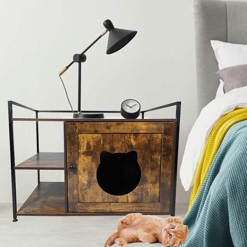 Møbler stil katte bur med opbevaring hylde kuld kabinet Møbler stil katte bur med opbevaring hylde kuld kabinet