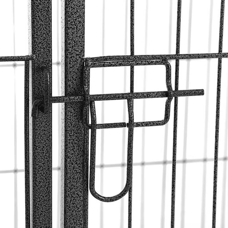 Foldbart rør metal hund legeplade Foldbart rør metal hund legeplade