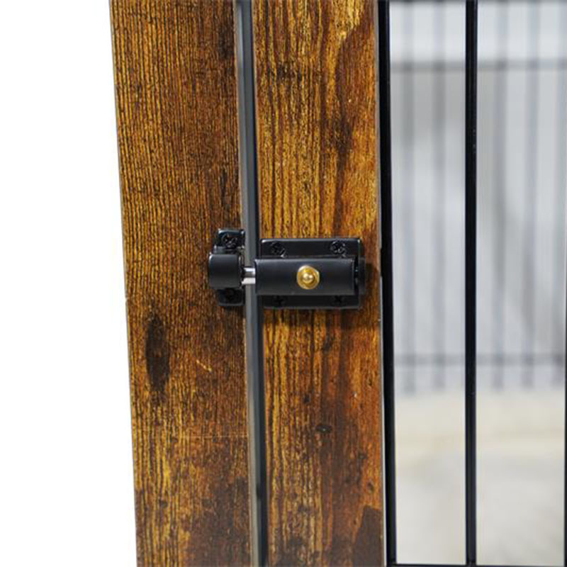 Indendørs træhund kennel møbler stil hundebur Indendørs træhund kennel møbler stil hundebur