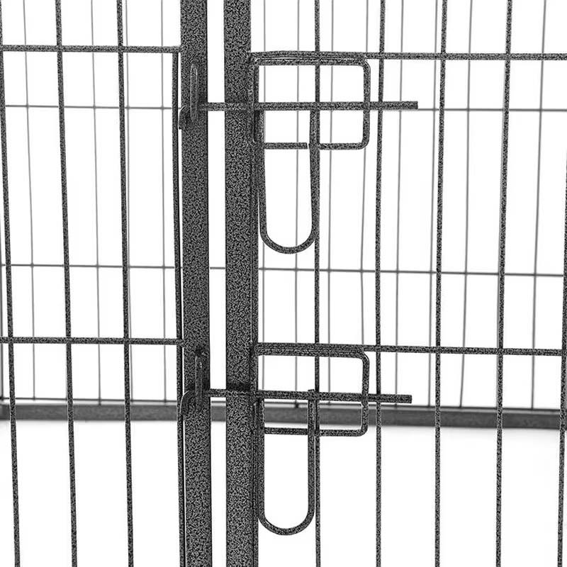 Tungt sammenklappeligt rør Metalhund Playpen Tungt sammenklappeligt rør Metalhund Playpen