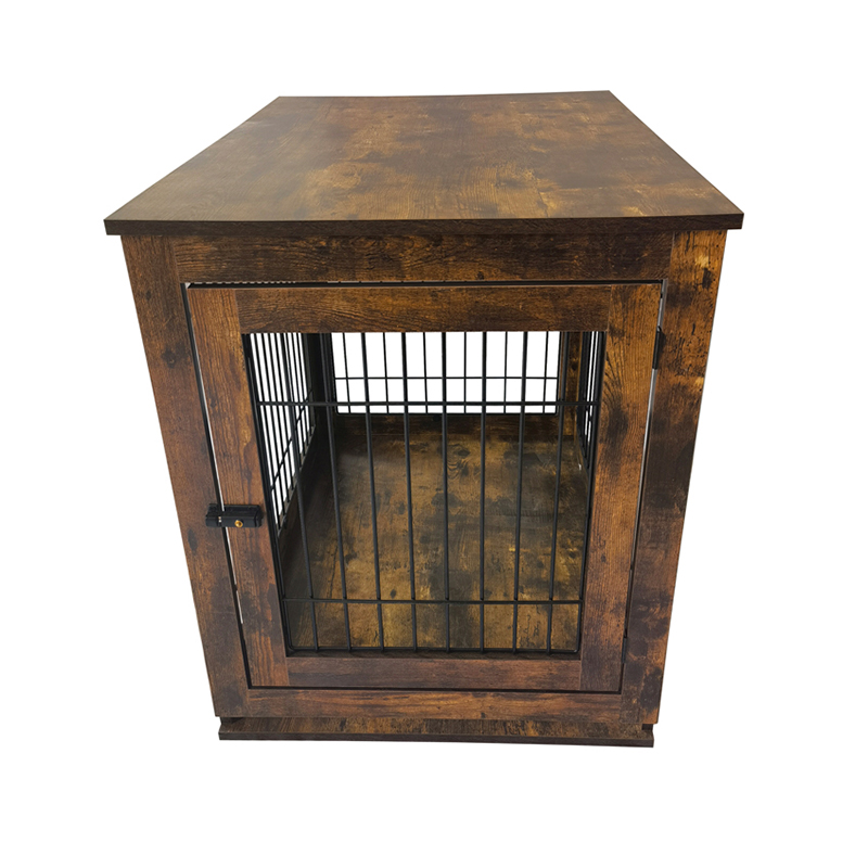 Indendørs træhund kennel møbler stil hundebur Indendørs træhund kennel møbler stil hundebur