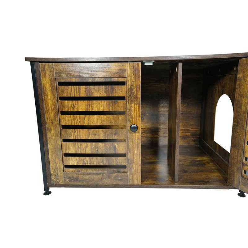 Møbler stil katte bur sidebord kabinet med skillelinje Møbler stil katte bur sidebord kabinet med skillelinje