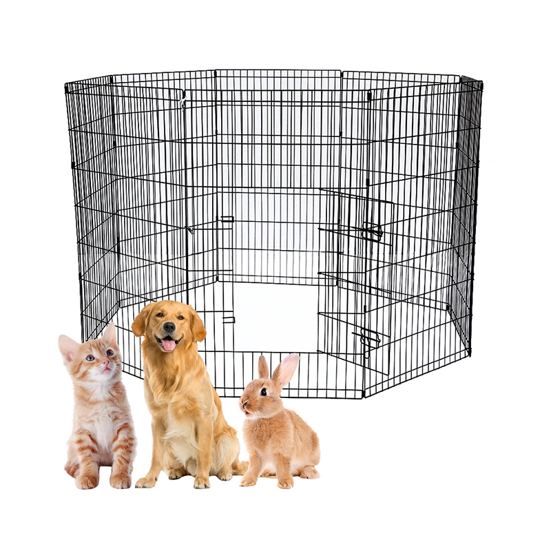 8 paneler sammenfoldelig tråd metal hund playpen 8 paneler sammenfoldelig tråd metal hund playpen