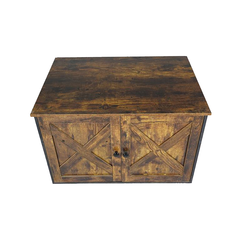 Indendørs møbler katte bur med skillelødr kabinet Indendørs møbler katte bur med skillelødr kabinet