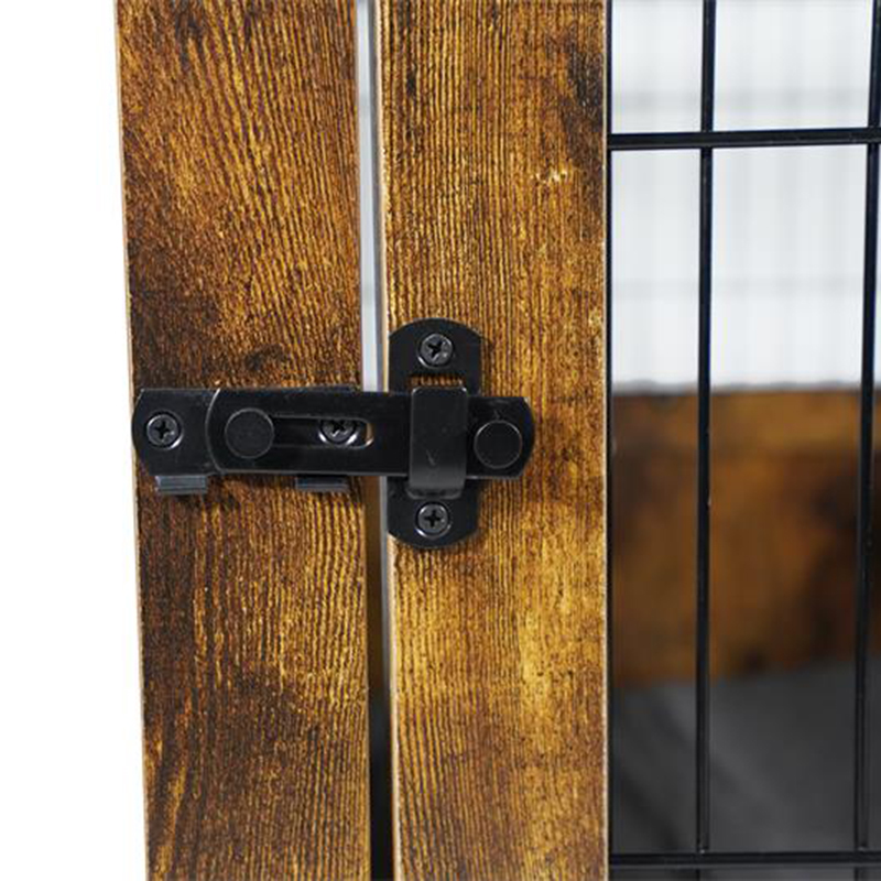 Møbler stil træ metal hundebur til små dyr Møbler stil træ metal hundebur til små dyr