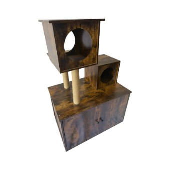 Hvordan forhindrer man et kattetræ i at vælte?